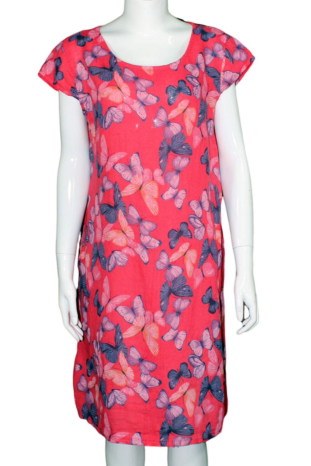 Butterfly dress for Women Short Sleeves