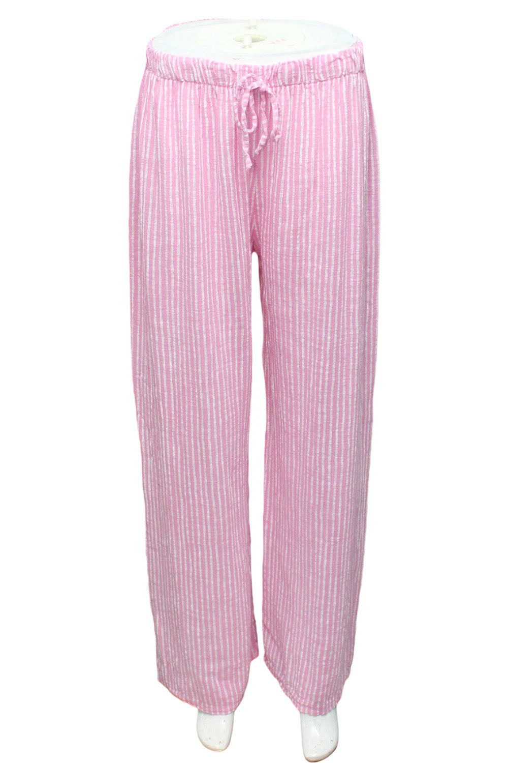 Stripe cotton trousers
