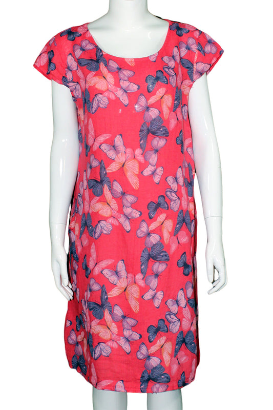 Butterfly dress for Women Short Sleeves